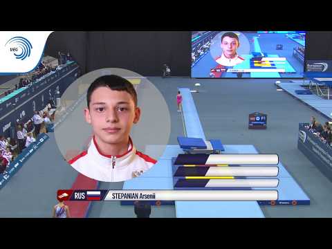 Arsenii STEPANIAN (RUS) - 2018 Tumbling European junior bronze medallist