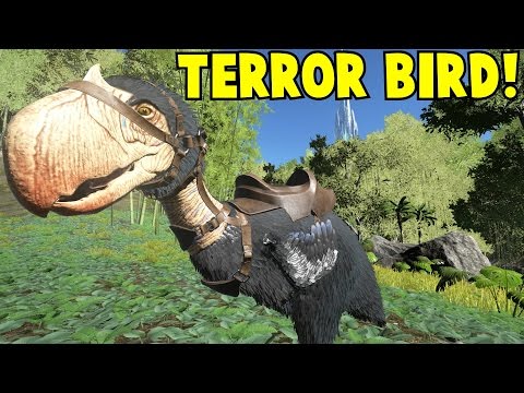 Ark Survival Evolved Terror Bird & Grapling Hook