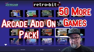 Arcade Add On Pack - Retro-Bit Super Retro-Cade - 50 More Games!