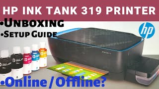 hp ink tank 319 install