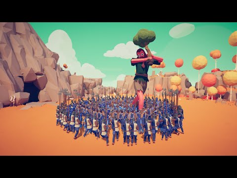 TREE GIANT vs EVERY UNIT - Totally Accurate Battle Simulator (TABS)