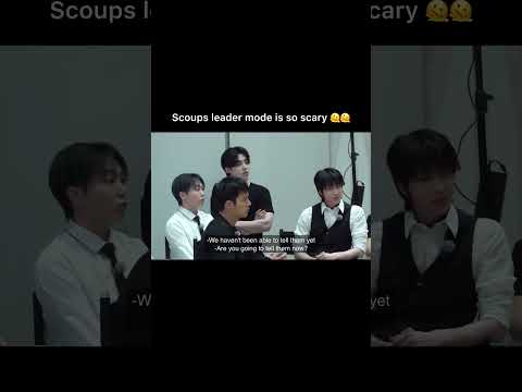 His leader mode is literally so scary 😭❤ #scoups #seungcheol #seventeen #svt #shorts