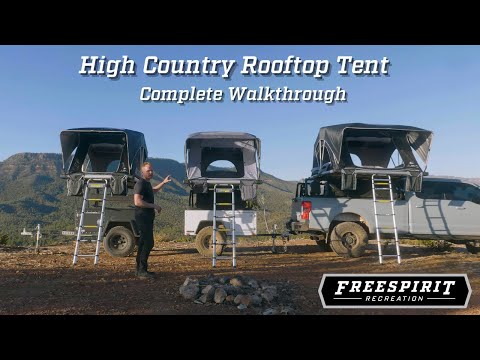 Freespirit Recreation High Country Series Roof Top Tent Walk Through