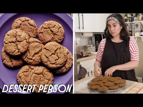 Claire Saffitz Makes Holiday Molasses Spice Cookies