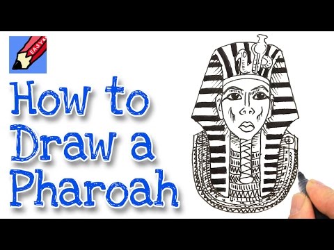 How to Draw Tutankhamen Real Easy