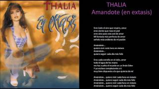 thalia amandote en extasis + lyrics