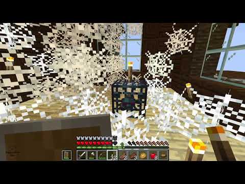 Secret Spider Room Woodland Mansion #34 Episode 177 Minecraft Survival Gameplay