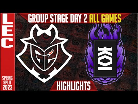 G2 vs KOI Highlights ALL GAMES | LEC Group Stage Day 2 | G2 Esports vs KOI