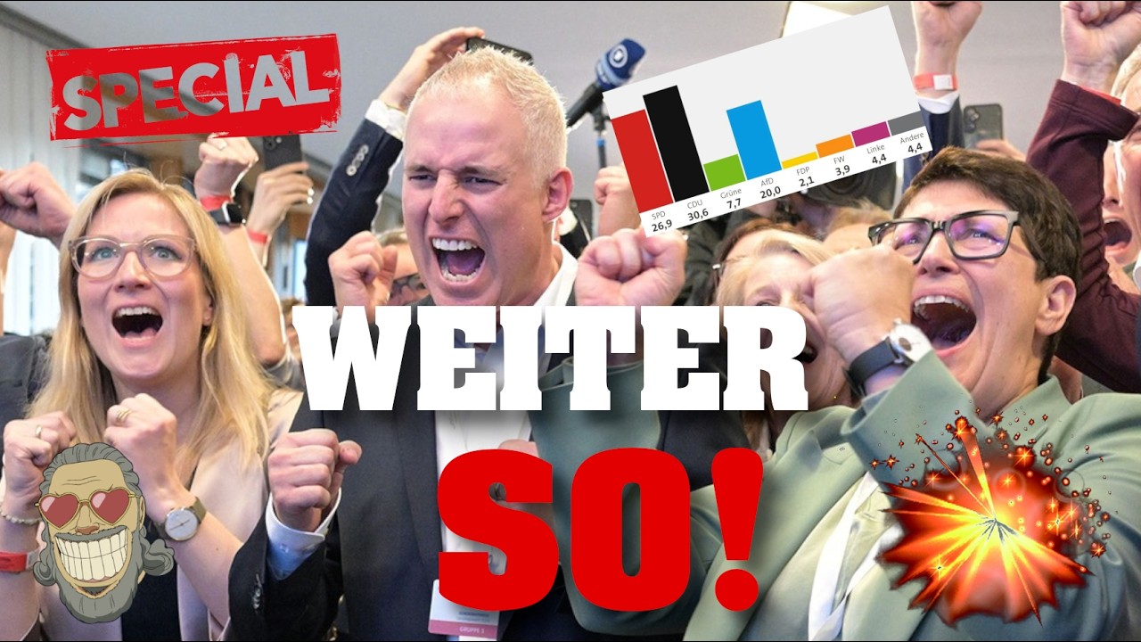 LANDTAGSWAHL RP-Spezial! Schockergebnis! FERNANDES-Ulmen-REAKTIONEN! 💥⚡️ #PolitSatire #Comedy