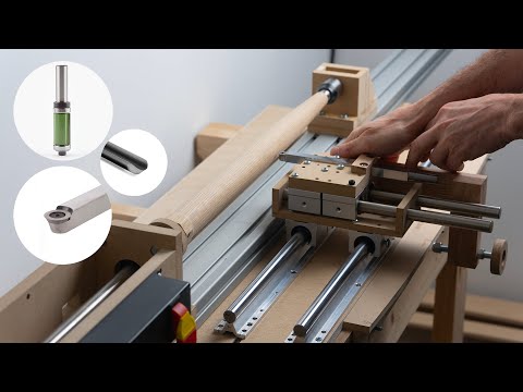 Lathe Duplicator That Does It All – Carbide, Traditional, Gouges & Router Bits!