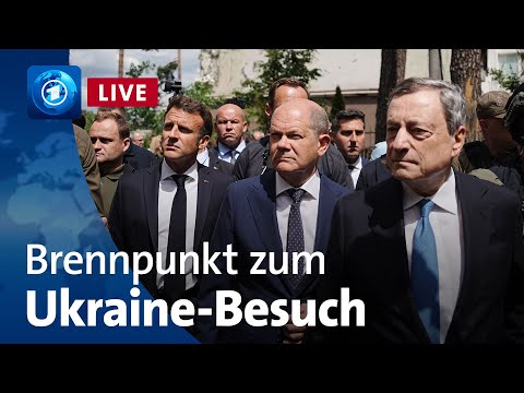 Ukraine-Reise: Macron, Scholz und Draghi treffen Selenskyj I Brennpunkt