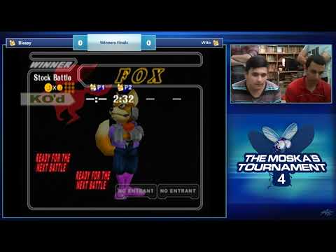 The Moska's 4 SSBM - Blassy (Blue Fox) vs Wito (Neutral Fox) - Winners Finals
