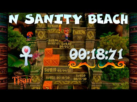 N. Sanity Beach Time Trial in 18s 710ms (Former World Record) | Crash N. Sane Trilogy