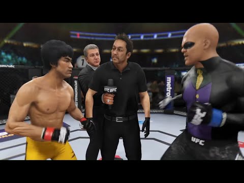 Bruce Lee vs. Matrix Morpheus  (EA sports UFC 3)