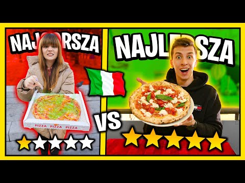 TESTUJEMY NAJGORSZĄ vs NAJLEPSZĄ PIZZĘ WE WŁOSZECH! ◉_◉ *zły pomysł*