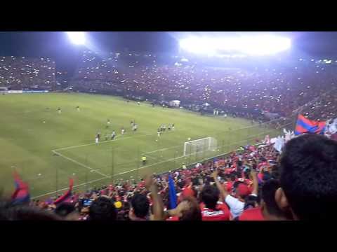"Gol de Cecilio Dominguez vs Atletico Nacional desde Norte" Barra: La Plaza y Comando • Club: Cerro Porteño