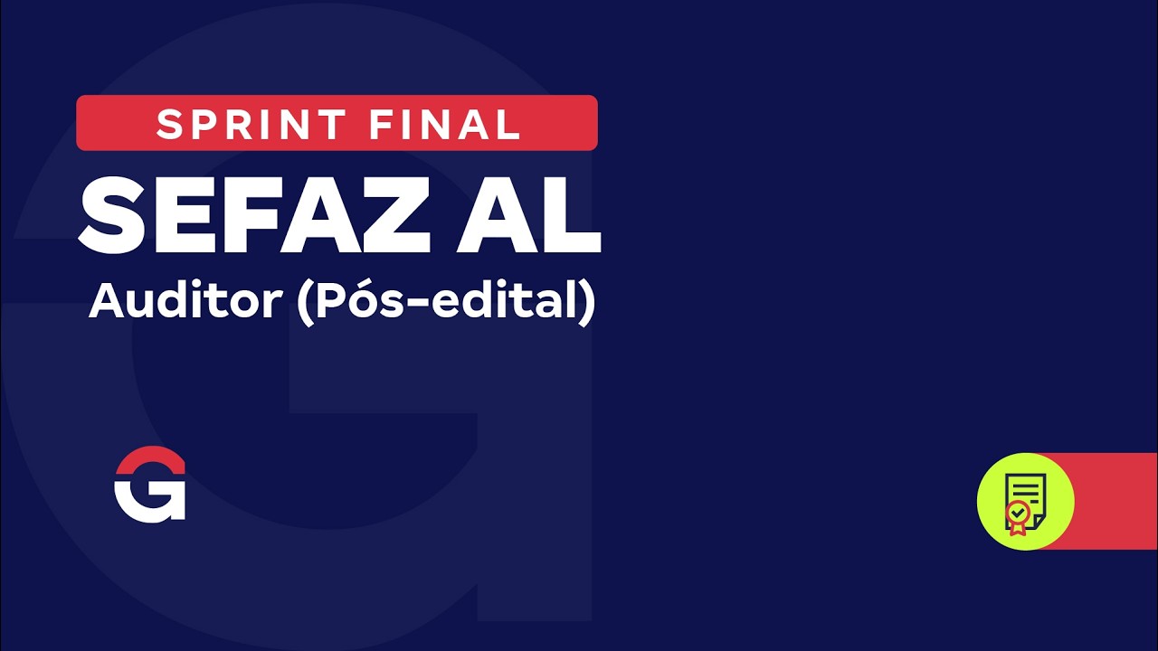 Sprint Final Sefaz AL - Auditor com Vitor Kessler