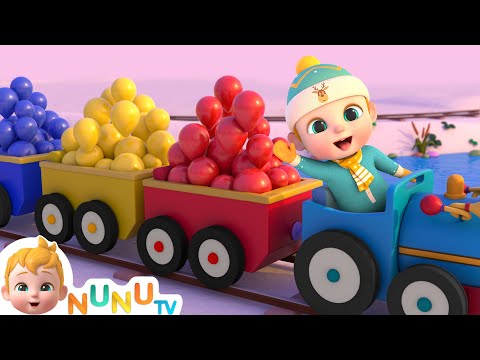 Learn Colors With Train + More Kids Songs | NuNu Tv Nursery Rhymes
