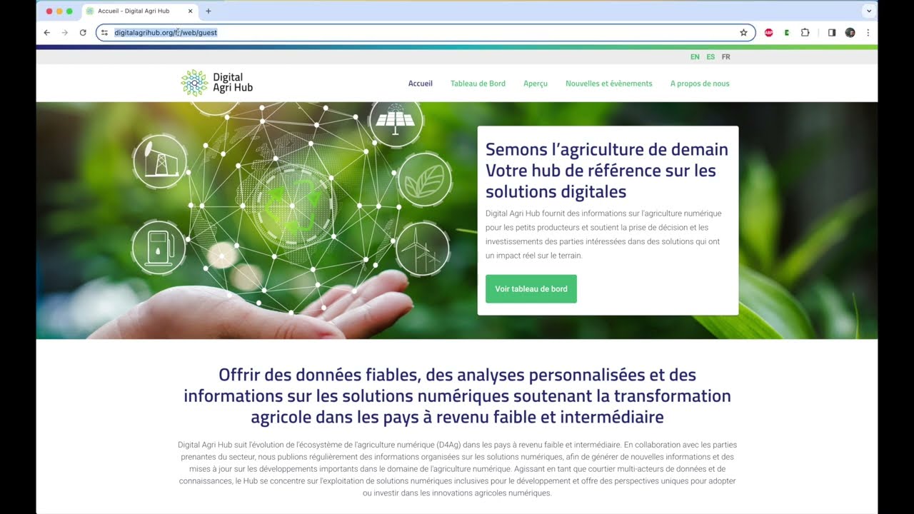 Dashboard demonstration (French)