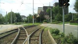 preview picture of video 'Fahrerkabinenmitfahrt Linie 3 - Teil 1/2 - 2009 - Gera und seine Straßenbahn'