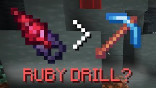 THE MINECRAFT RUBY DRILL | Hypixel Skyblock