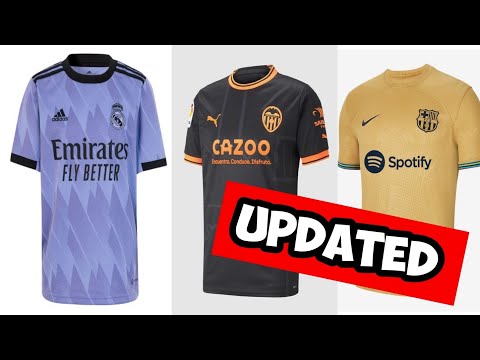 AWAY La Liga Kits 2022/23 (confirmed kits)