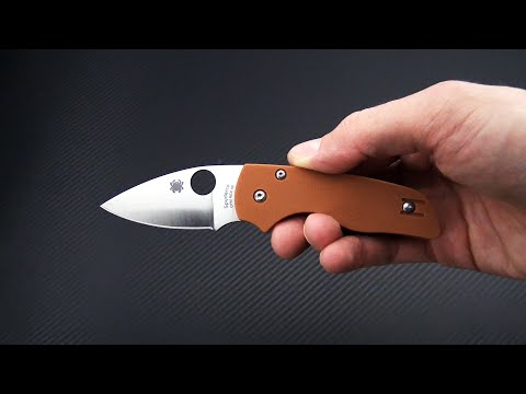 Spyderco Lil' Native Sprint C230GPBORE Burnt Orange G10 CPM REX 45
