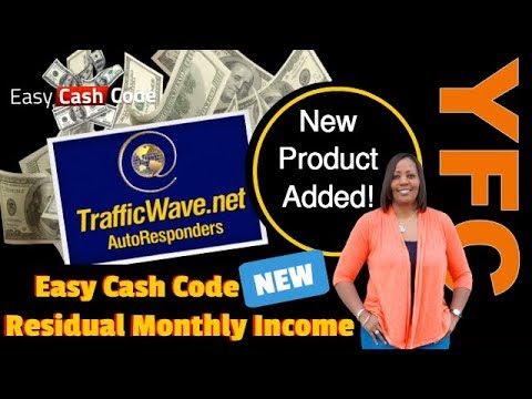 Easy Cash Code 2017 New Autoresponder Monthly Residuals | Residual Income Product Added to System