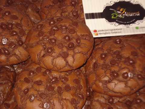 شهيوات ريحانة كمال كوكيز براونيز معلك و لذيذ Brownie Cookies
