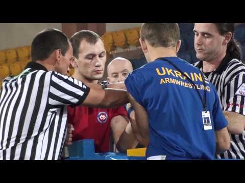 World Armwrestling Championship 2011 - Kovalchuk vs Zhokh 2 Final (Left Hand)