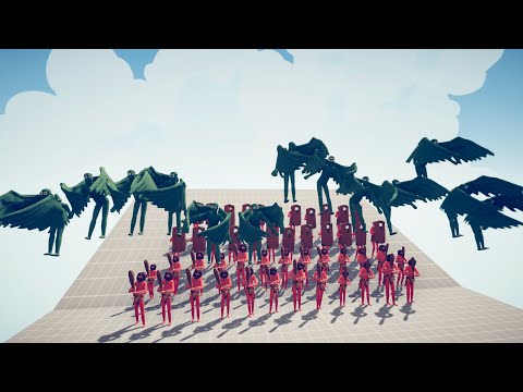 Fly Zombie + Tribal Team vs Every Unit - Totally Accurate Battle Simulator TABS