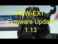 Sony PMW-EX1 1.13 firmware upgrade problems ...