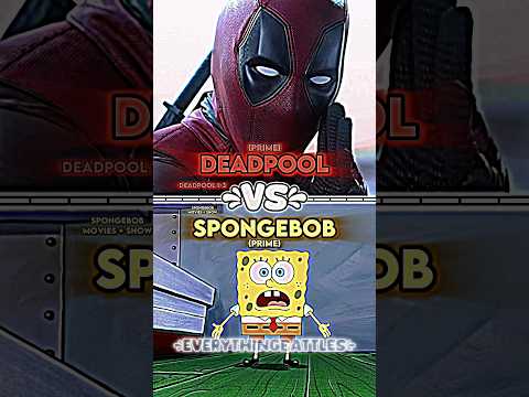 Deadpool vs SpongeBob #edit #meme #wis #mcu #deadpool #marvel #spongebob #nickelodeon #paramount