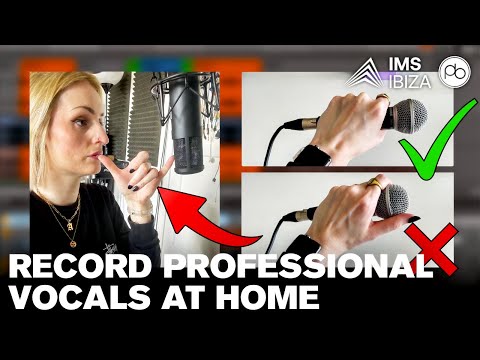 Recording Vocals From Your Home Studio - BEGINNERS START HERE!!! Live from IMS Ibiza 23