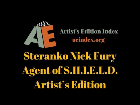 Steranko Nick Fury, Agent of S.H.I.E.L.D. Artist’s Edition (flip through)