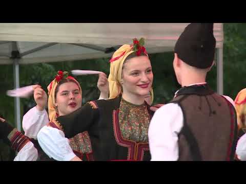 Folk ensemble " MEGDAN " - Bogdanci, Macedonia - Maleshevka