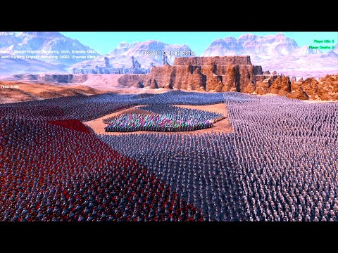 Heroes Trapped Between 40K Ancient Medieval Army - Ultimate Epic Battle Simulator UEBS