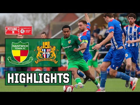 HIGHLIGHTS | Nantwich Town 1-2 Clitheroe | PitchingIn NPL West | 22/3/25