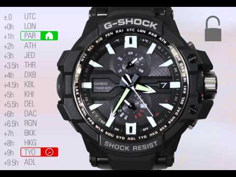 comment regler heure g shock