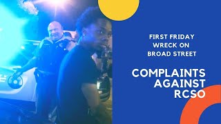 First Friday Wrecks Lead to Complaints Against RCSO