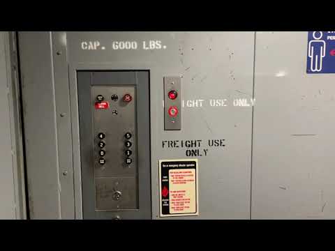 2021: Otis Black Button Traction Freight Elevator/Goods Lift @ PAS Building UA Tucson AZ