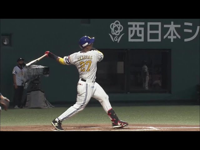 【ファーム】復帰後初安打!! ホークス・グラシアル 右中間を破る2ベースヒット!! 2022年8月20日  福岡ソフトバンクホークス 対 オリックス・バファローズ