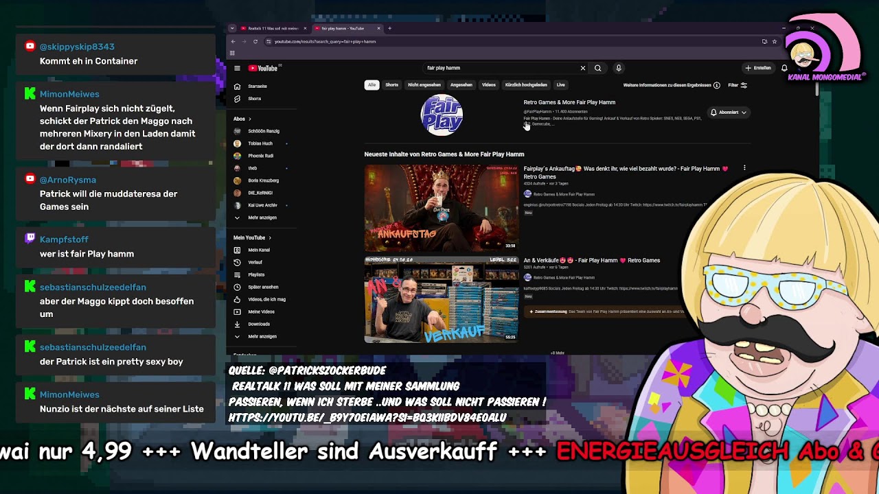Mongers an Watchne mit die Seelmanns