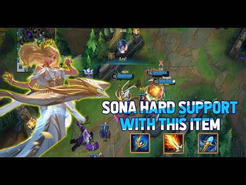 CARRY YOUR TEAM WITH THIS SONA HARD SUPPORT BUILD !?!?!?