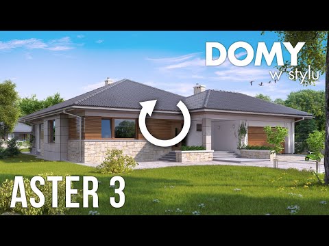 Projekt domu ASTER 3 - widok 360º