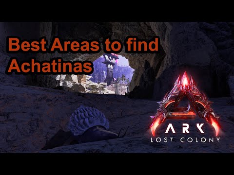 ARK | Lost Colony | Best areas to find Achatinas for cementing paste