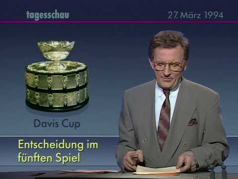 Davis-Cup Österreich vs. Deutschland im März 1994