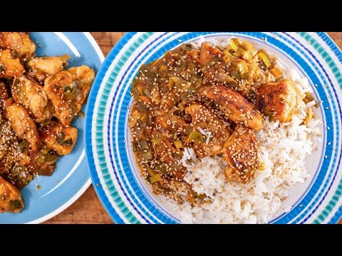 How To Make Dragon Chicken, Sesame Broccolini and Jasmine Rice By Rachael