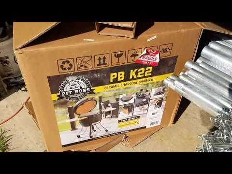 Pit Boss kamado unboxing & grill is CRACKED.
