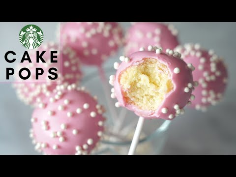 How to Make CAKE POPS | DIY Starbucks Copycat Birthday Cake Pops Recipe